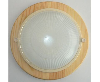 Ecola светильник накладной 1xGX53 дерево Клен круг