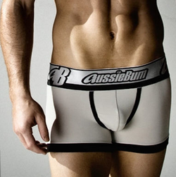 Мужские трусы боксеры Aussiebum Lightening Boxer Black & White
