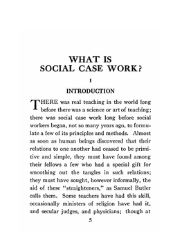 What is Social Case Work? An Introductory Description | Mary E. Richmond