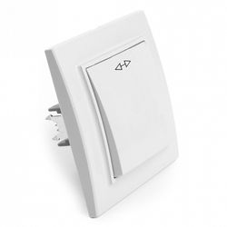 Переключатель перекрестный одноклавишный Stekker Эрна 39925