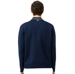 Куртка теннисная Lacoste Tennis Heritage Polo Collar Zipped - midnight blue