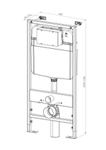 Комплект DK DS1021606 унитаз DT1026016, инсталляция DI8055119, клавиша смыва DB1519001