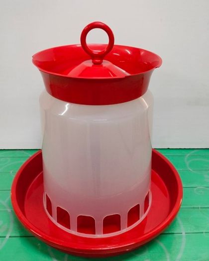 Кормушка для кур, 10 л, вертикальная подача корма