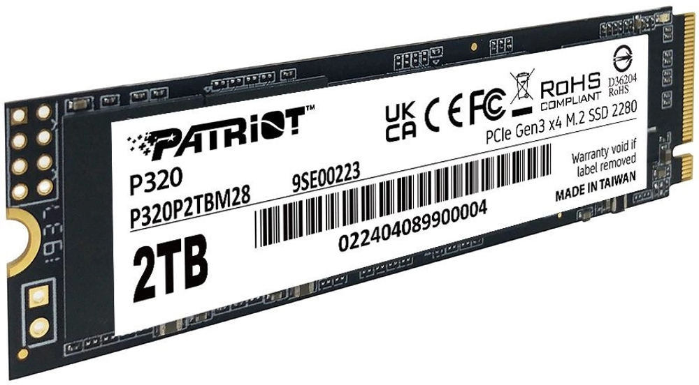 Накопитель SSD M.2 2280 Patriot Memory P320