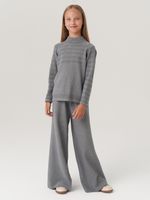 Водолазка в школу для девочки AT743  серый