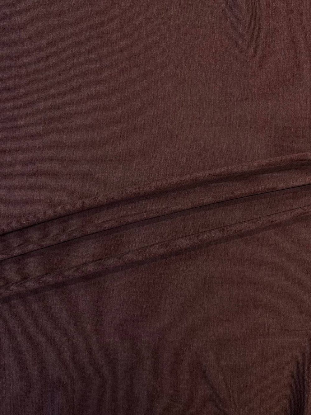 Трикотаж шелк с хлопком Loro Piana шоколадный