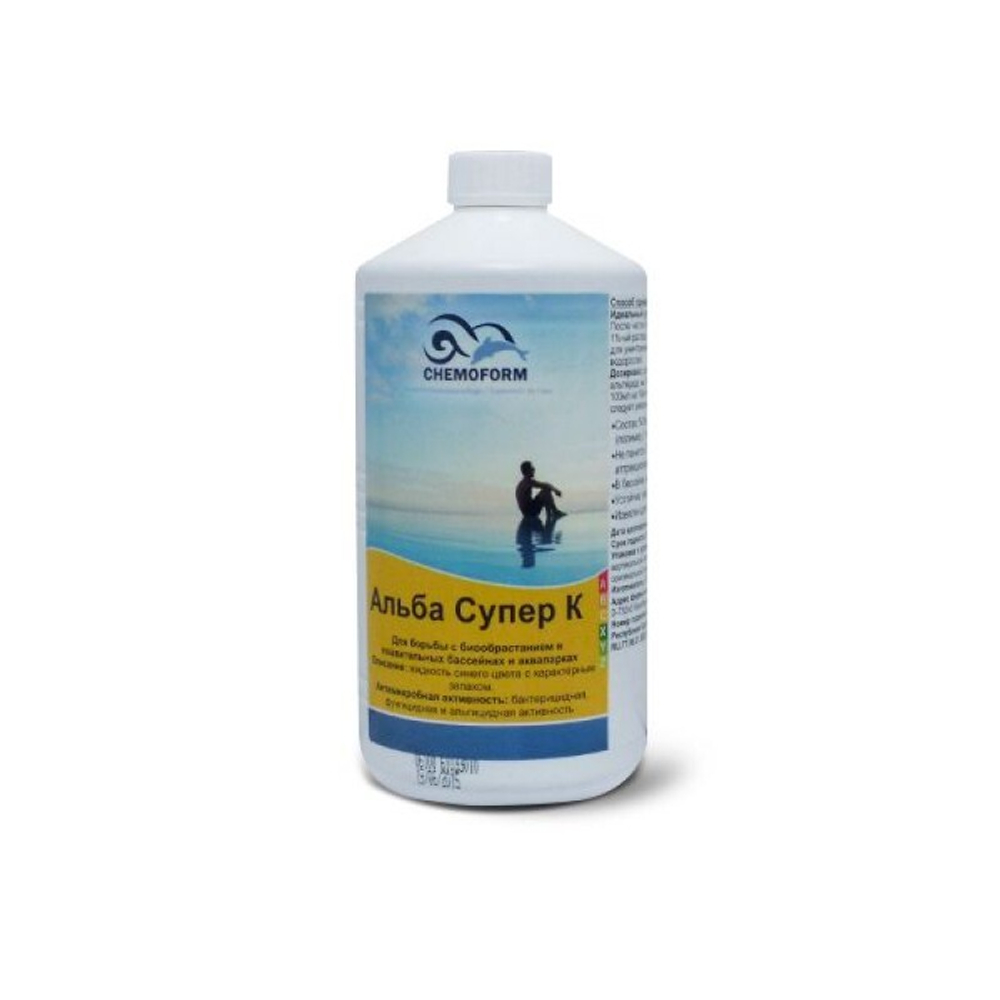 Альба супер К альгицид непенящийся 14% 1л. Chemoform