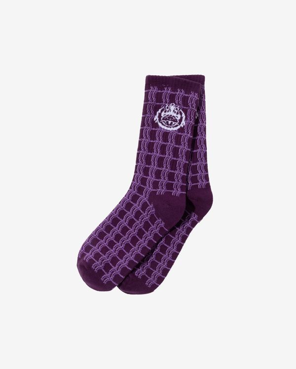 Носки Mesh бордовые - фото 1