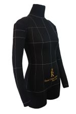 Комплект ручек к мягкому манекену Моника, черные, размер 42-44, тип фигуры Песочные часы