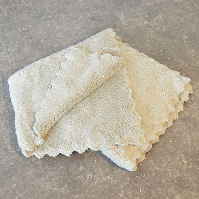 Салфетка из микрофибры 30*30см антипыль (плюш), серая, Master FRESH