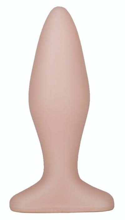 Телесный анальный плаг - 11,5 см. (Цвет: телесный)