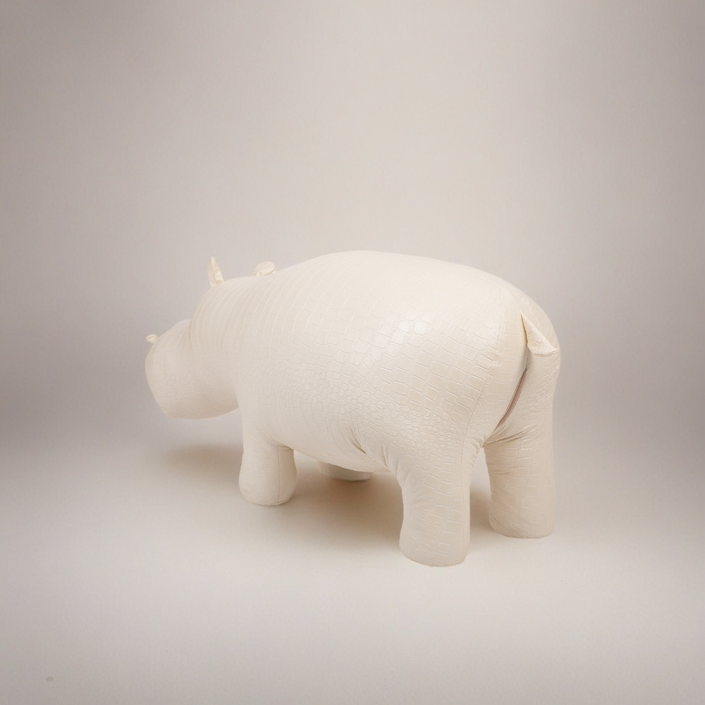 Банкетка Пуф Бегемот Белый большой