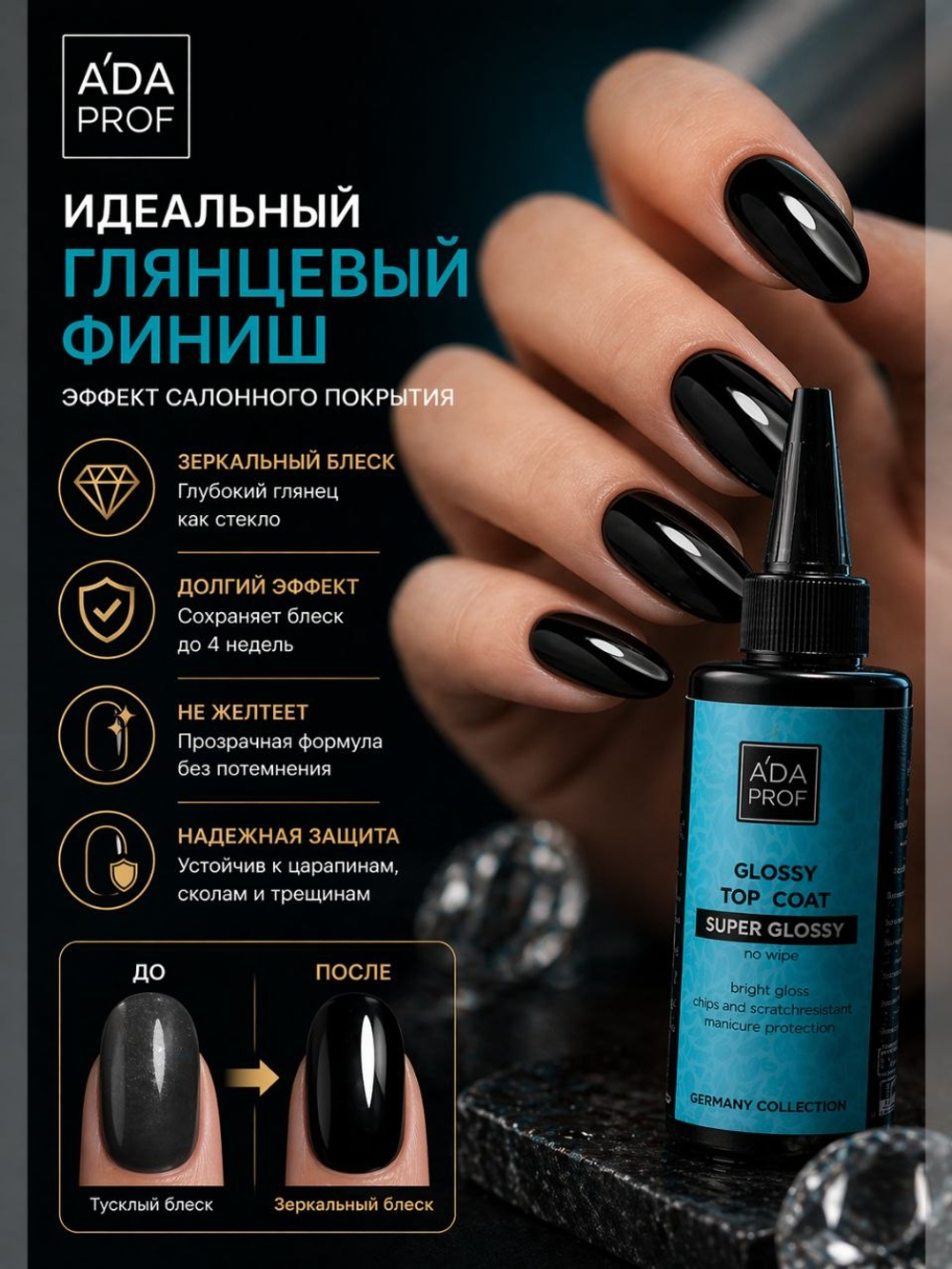Топ без липкого слоя Super Glossy 100 гр