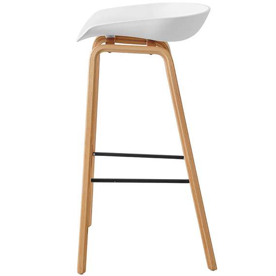 Барный стул Hey с белым пластиковым сиденьем | Купить в Hallberg.ru