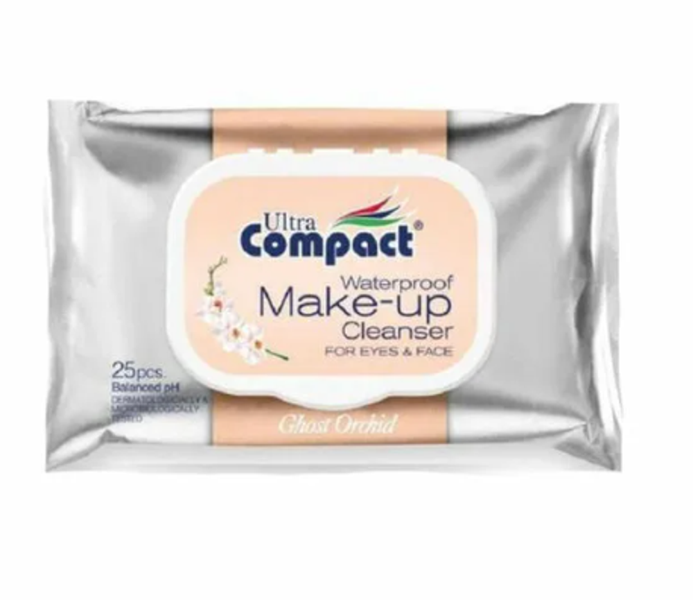 WW146 Салфетки влажные с витамином е Compact Make Up, 25шт