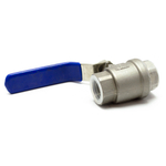 Кран шаровый из нержавеющей стали AISI 304, резьба 1/2" (мама/мама)