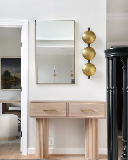 Зеркало в золотой раме “Ноулз”