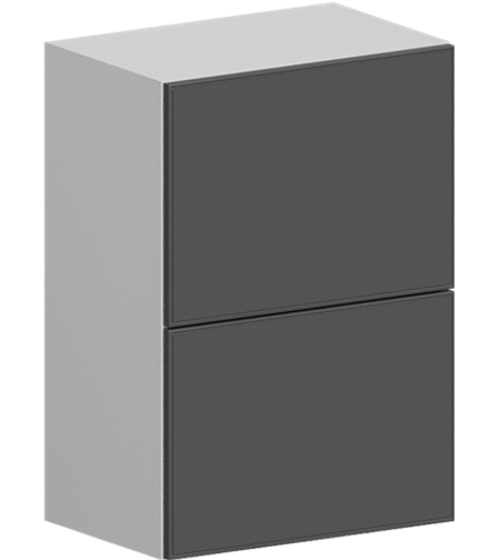 Кухня Модуль ШВГ 501Г Белый / Графит Софт