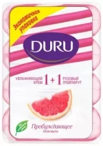 "DURU" Т/мыло Увлажняющий крем+ Розовый Грейпфрут 4х80г= 320г
