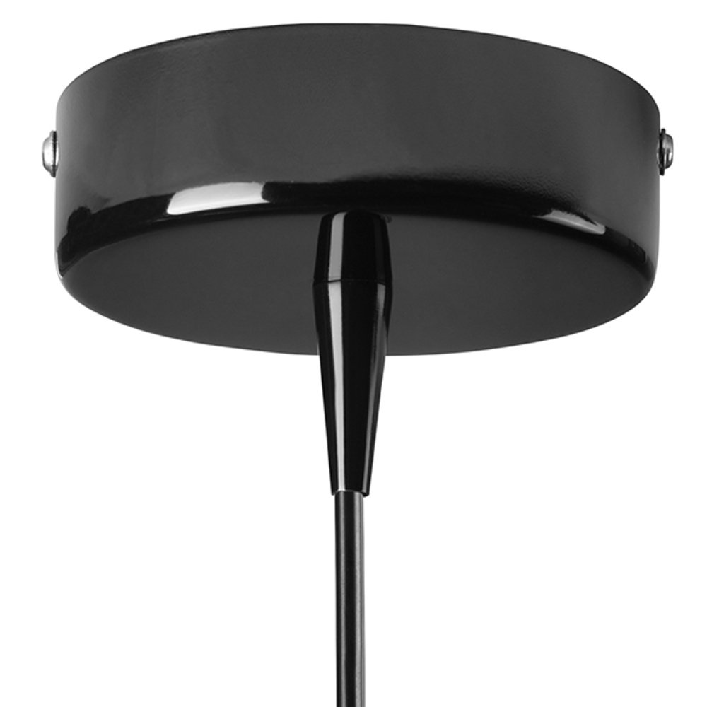 804117 Подвес CONICITA 1х40W E14 ЧЕРНЫЙ/БЕЛЫЙ