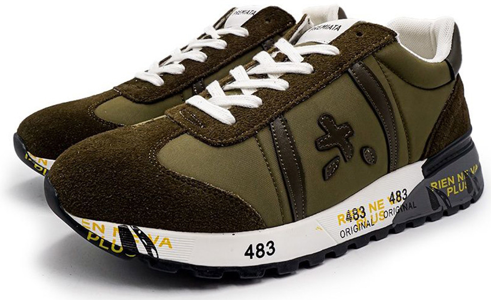 Premiata Lucy-D sneakers Хаки с коричневым
