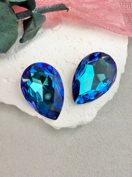 Капля Drop 30*20 мм, Bermuda Blue