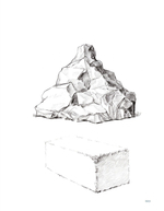 Colored pencil landscape painting with four seasons. Coloring Book