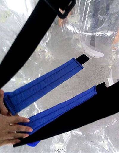 Бампербол ТПУ, диаметр 1,8 м, с красными держателями