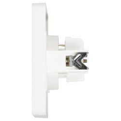 Розетка Intro Style 7-201-01 без заземления 2P 16А-250В IP20 СУ белый | Intro