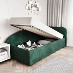 Кровать Элис 90х200 Мятный Зеленый Правый Угол