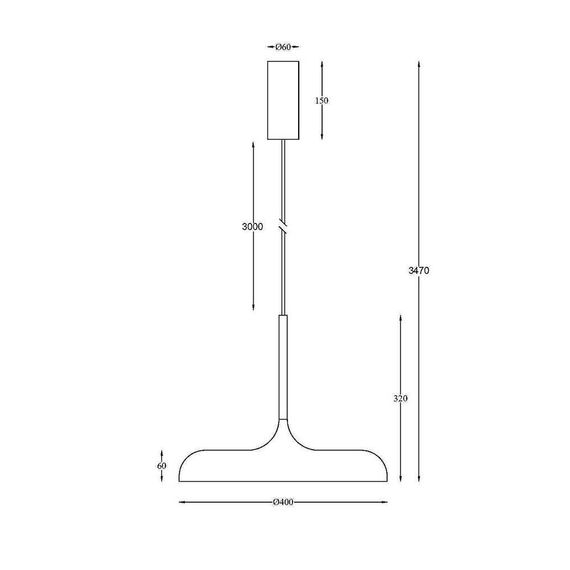 Подвесной светодиодный светильник Maytoni Gerhard MOD189PL-L18GR3K1