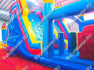 Надувная полоса препятствий "Царский забег", 18*5*6