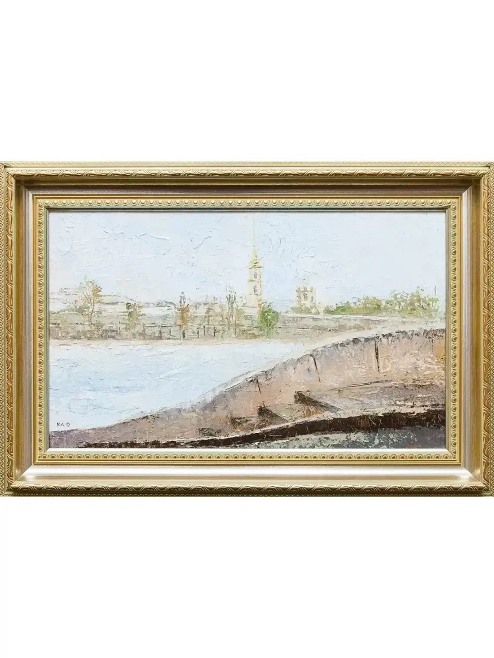 Картина маслом Петропавловка Клеверов