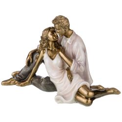 СТАТУЭТКА "ВЛЮБЛЕННЫЕ" 16,5*11*11,5 СМ. СЕРИЯ "ФЬЮЖН" (КОР=12ШТ.)