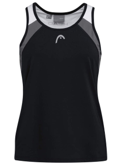 Женский топ теннисный Head Club 22 Tank Top W - черный
