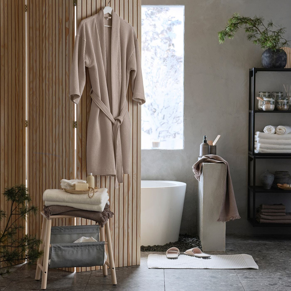 IKEA BJÄLVEN  (ИКЕА БЙÄЛВЕН)  -  Халат, бежевый, S/M