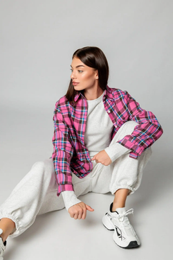 Рубашка женская 1903 розовый