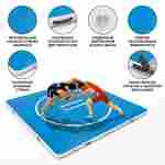 Надувной акробатический мат «Квадрат Стандарт» для залов 6×6×0,1 м