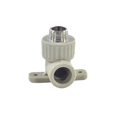 Угольник для смесителя НР Valfex, DN 25, PN 25, G-3/4'', НР, серый