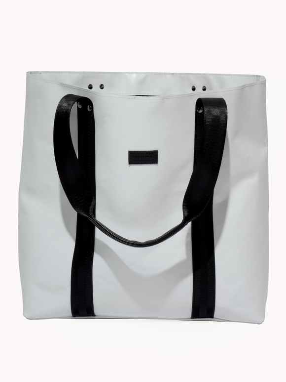 Кожаная сумка шоппер