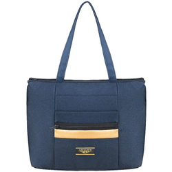 Детская коляска Adamex Rimini 2 в 1 RI95-TIP Т.СИН+Т.СИН.КОЖА+ЗОЛОТО.ОТДЕЛКА