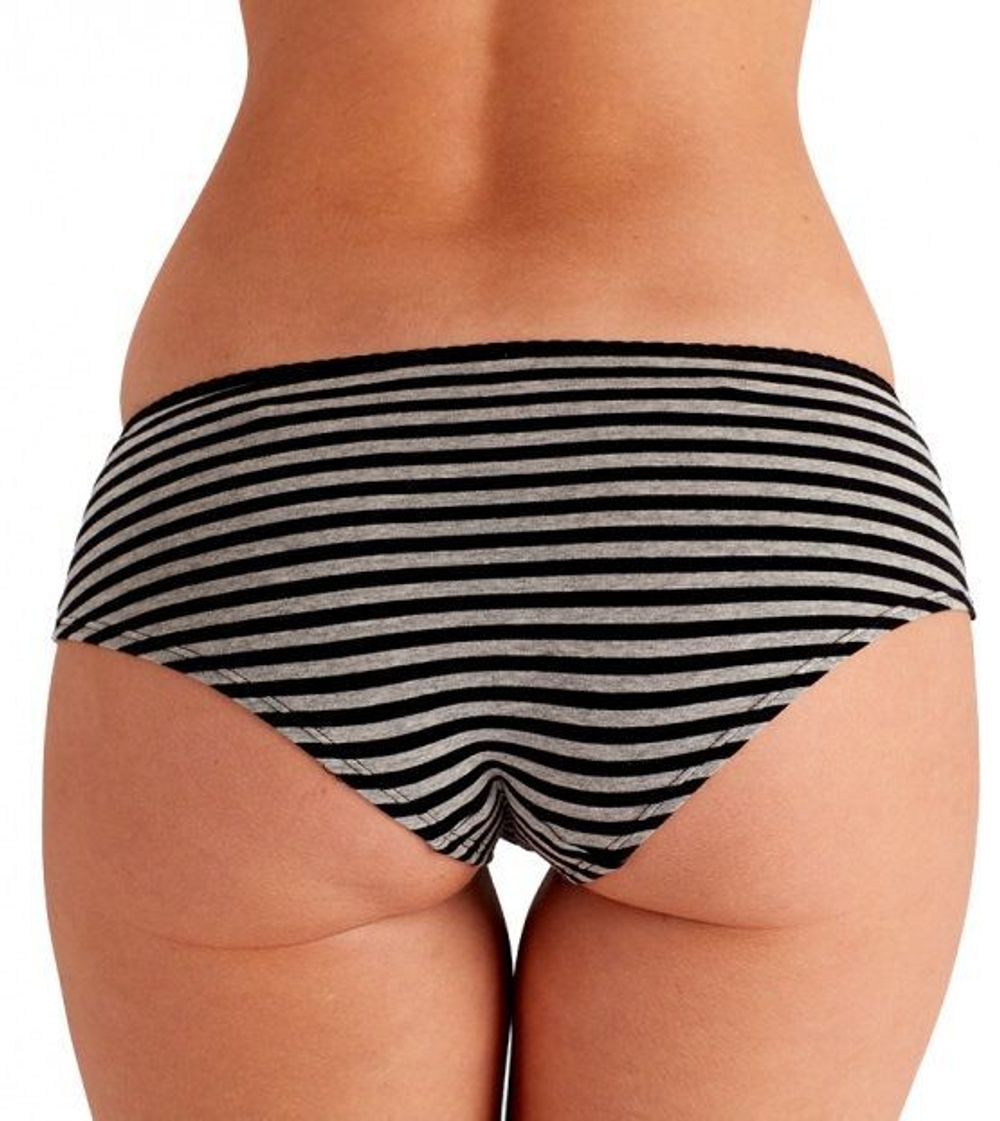 Набор из 3 трусиков-шортиков Alice (Размер: M) (Цвет: серый с чёрным)