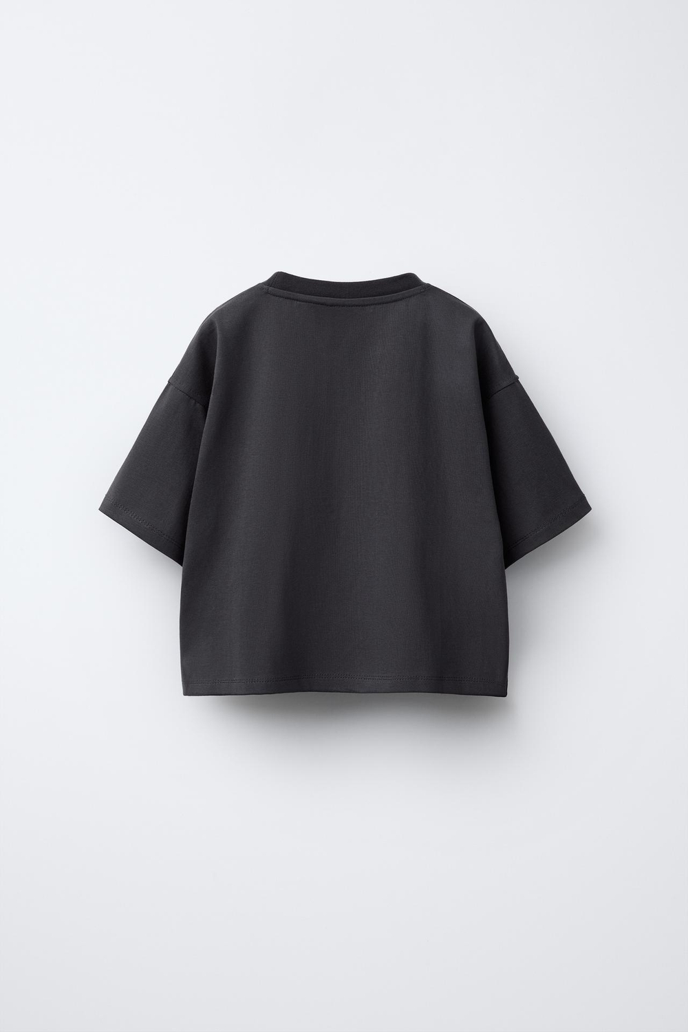 ZARA ФУТБОЛКА STITCH & ANGEL © DISNEY, АНТРАЦИТОВО-СЕРЫЙ