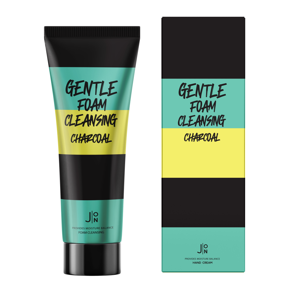 Пенка для умывания Уголь J:ON Gentle Foam Cleansing Charcoal, 100 мл.