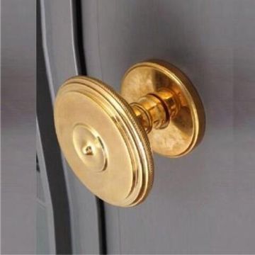 Ручка кнопка Bronzes de France Metropolis polished brass