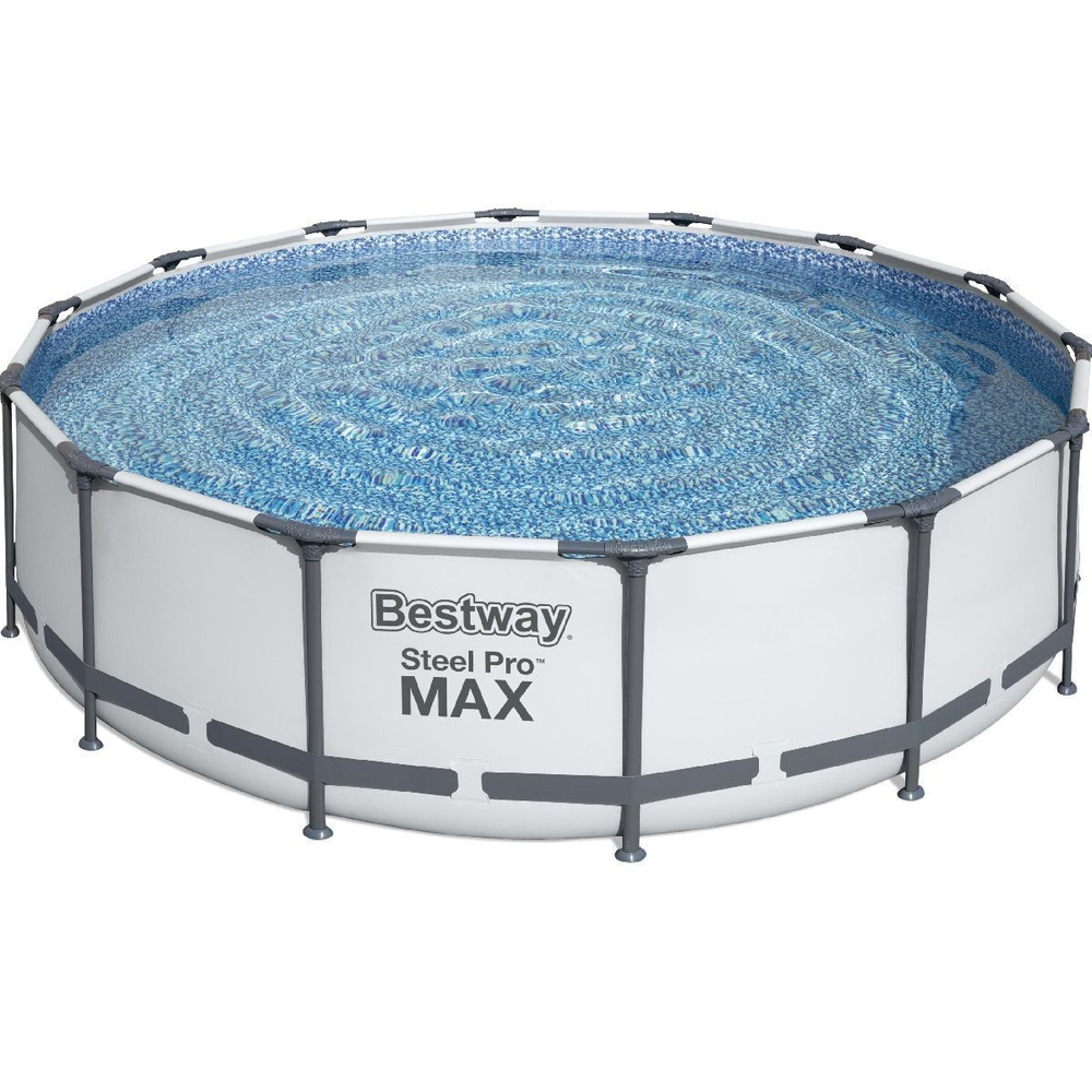 Каркасный бассейн Bestway Steel Pro 56950 (427х107 см) с картриджным фильтром, тентом и лестницей
