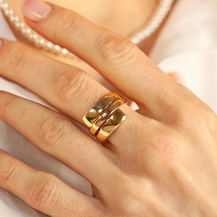 Кольцо Fiore Luna GOLD KBR02748-02