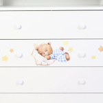 Комод "Фортуна" 4 ящ (арт. 42) ЛДСП 800/4 "Пижамная вечеринка"