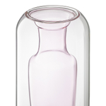 Ваза muse, 25 см, нежно-розовая