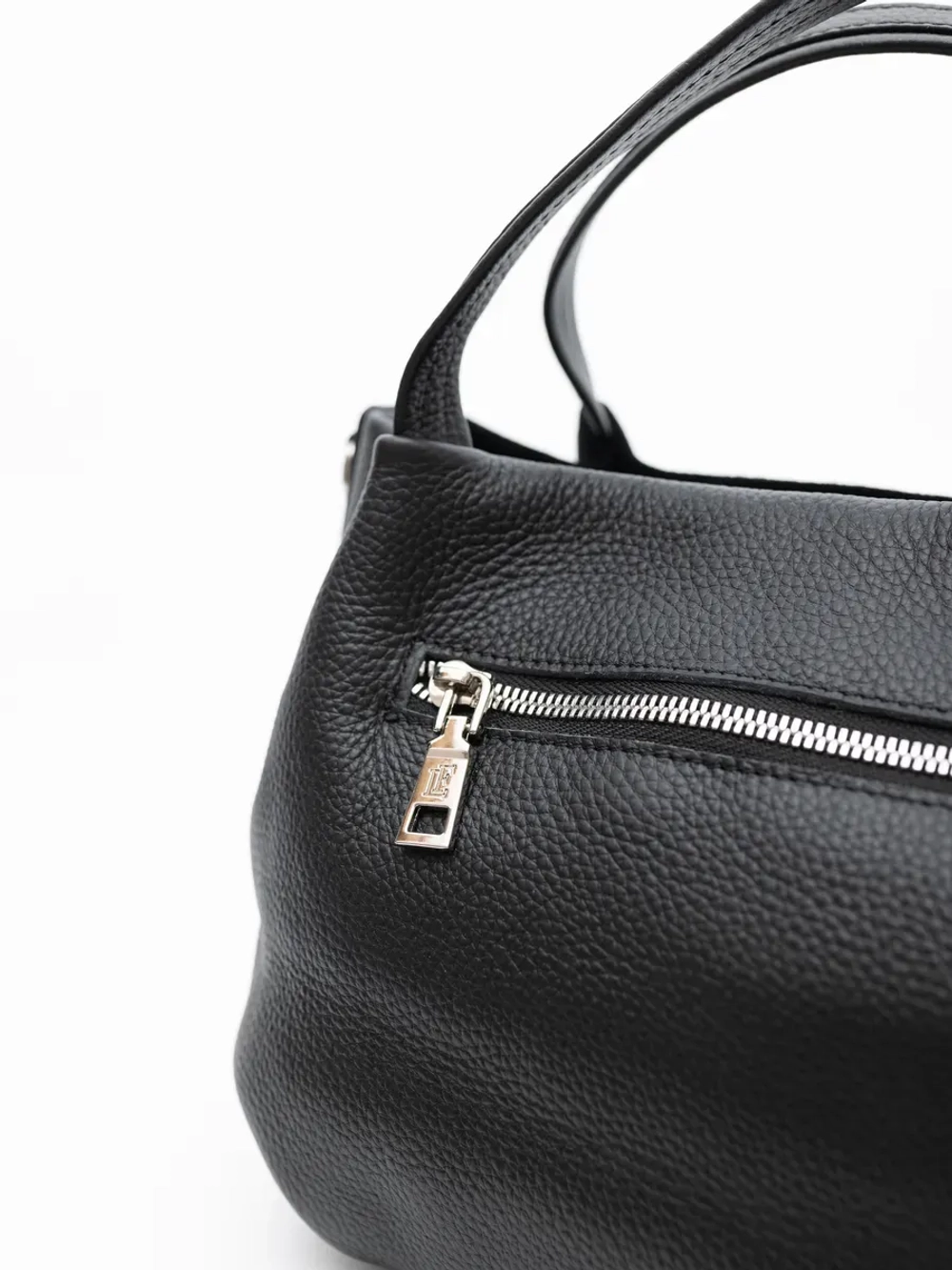 Сумка через плечо большая натуральная кожа